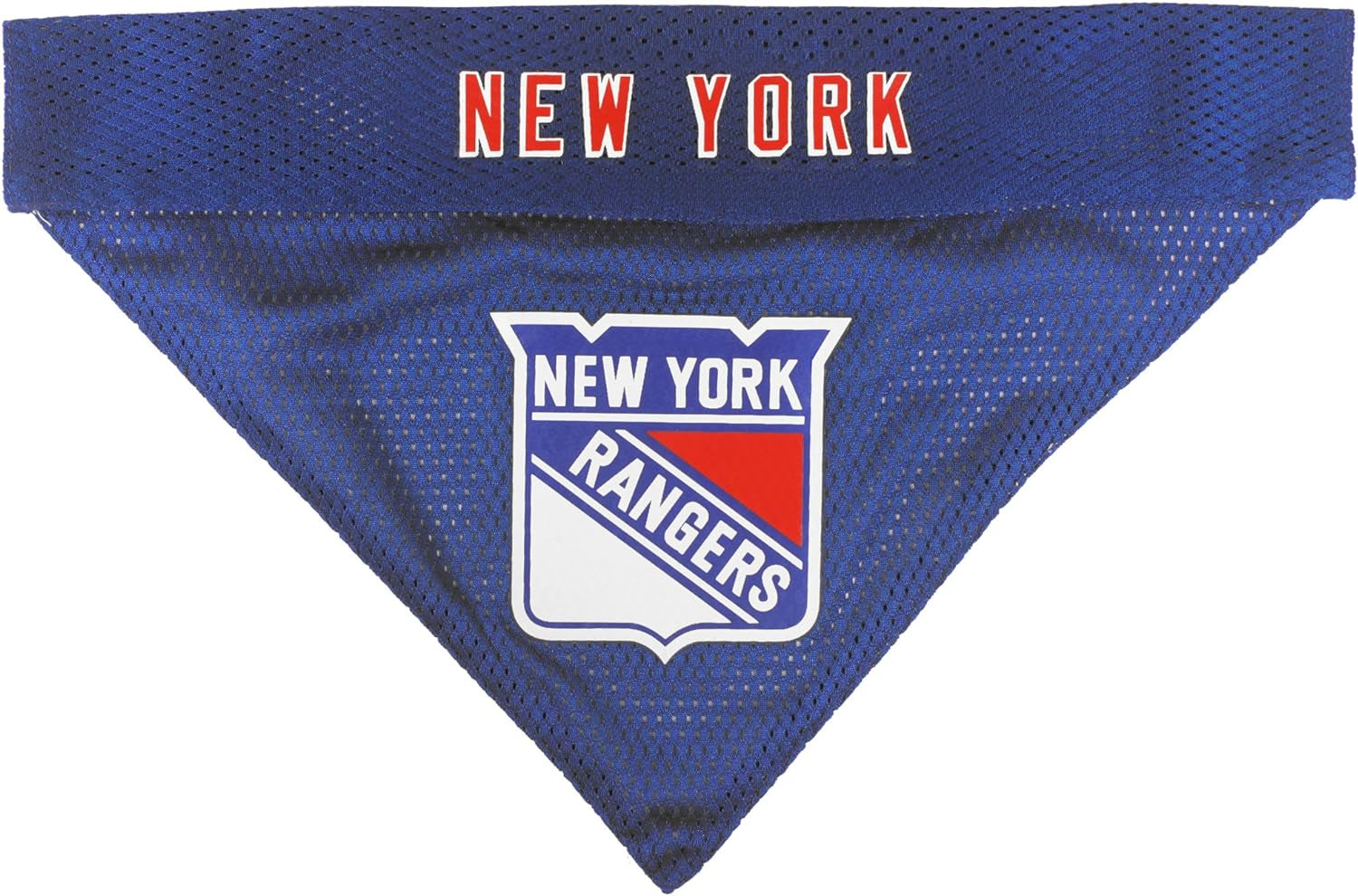 NHL NEW YORK RANGERS BANDANA for DOGS & CATS, Large/X-Large. - Cute & Stylish Bandana! the Perfect HOCKEY FAN Scarf Bandana, Great for Birthdays or Any Party!